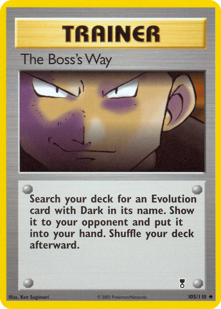 The Boss's Way card