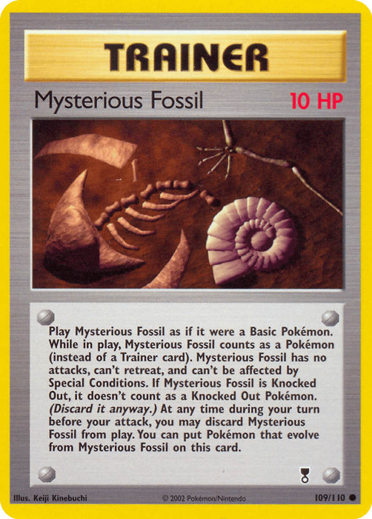 Mysterious Fossil card