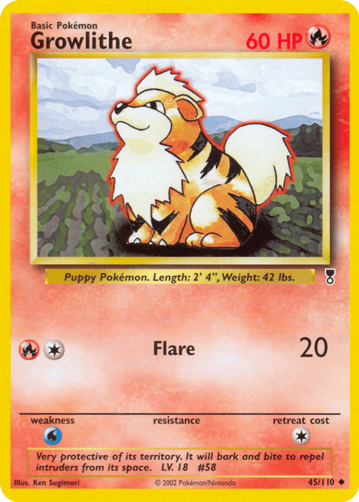 Growlithe card