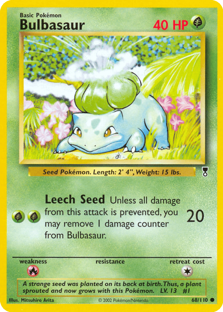 Bulbasaur card