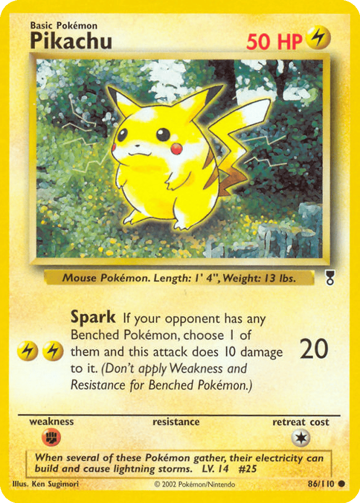 Pikachu card