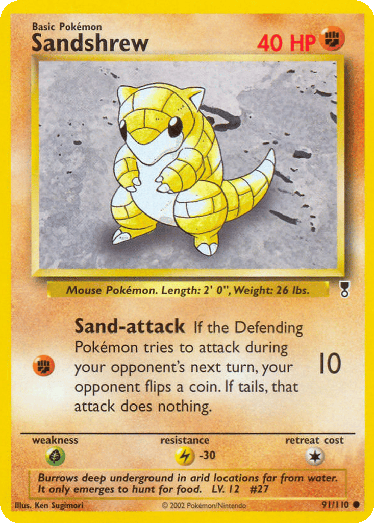 Sandshrew card
