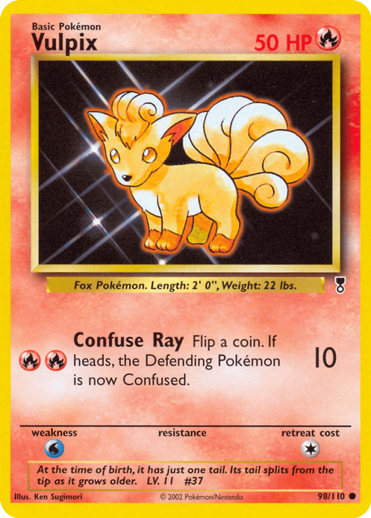 Vulpix card