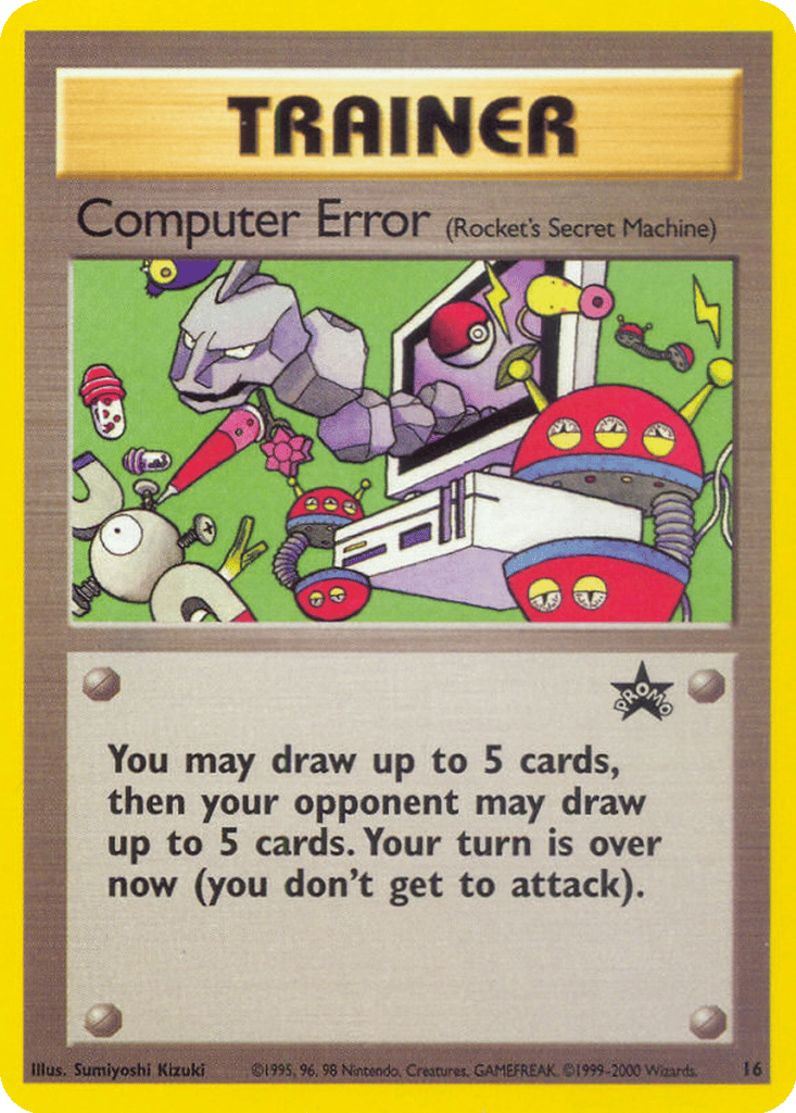 Computer Error card