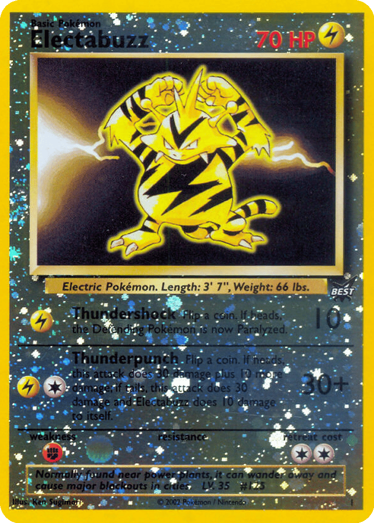 Electabuzz card