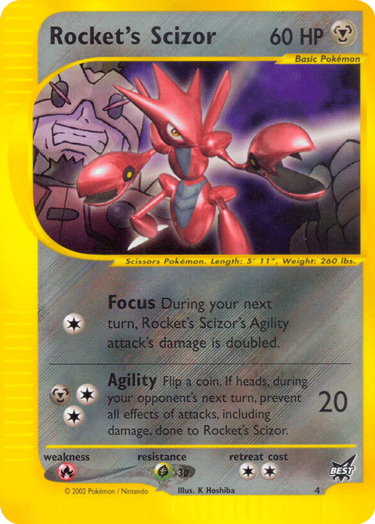 Rocket's Scizor card