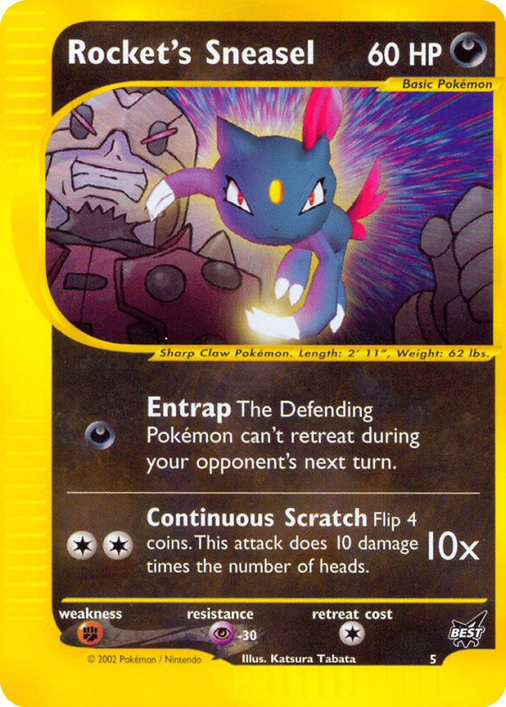 Rocket's Sneasel card