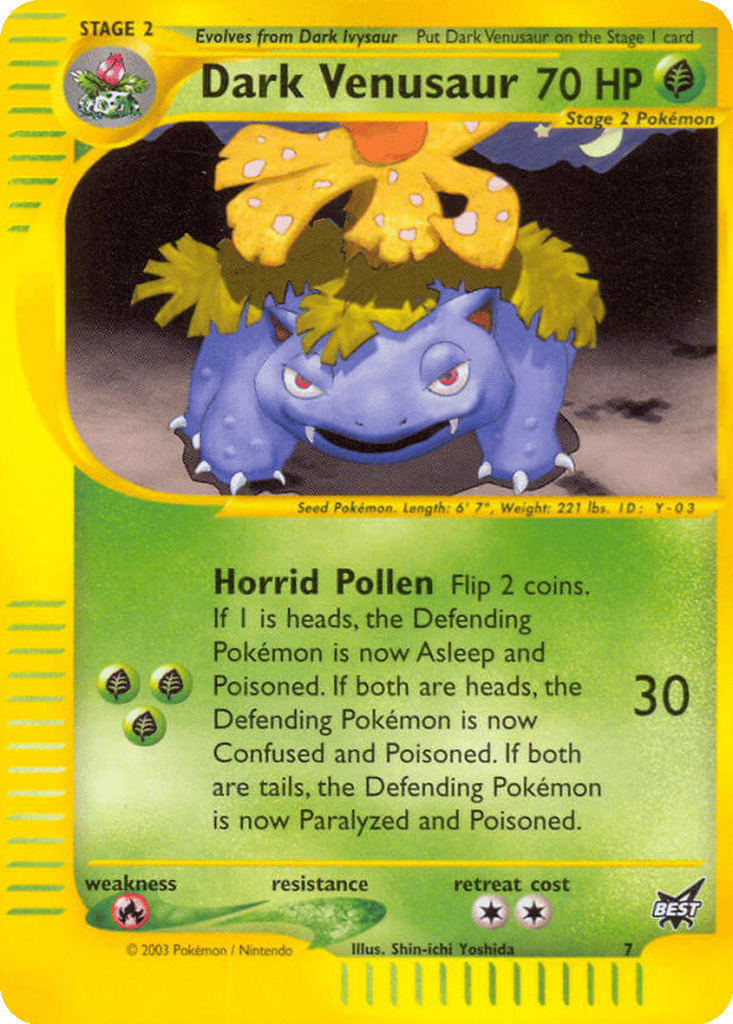 Dark Venusaur card