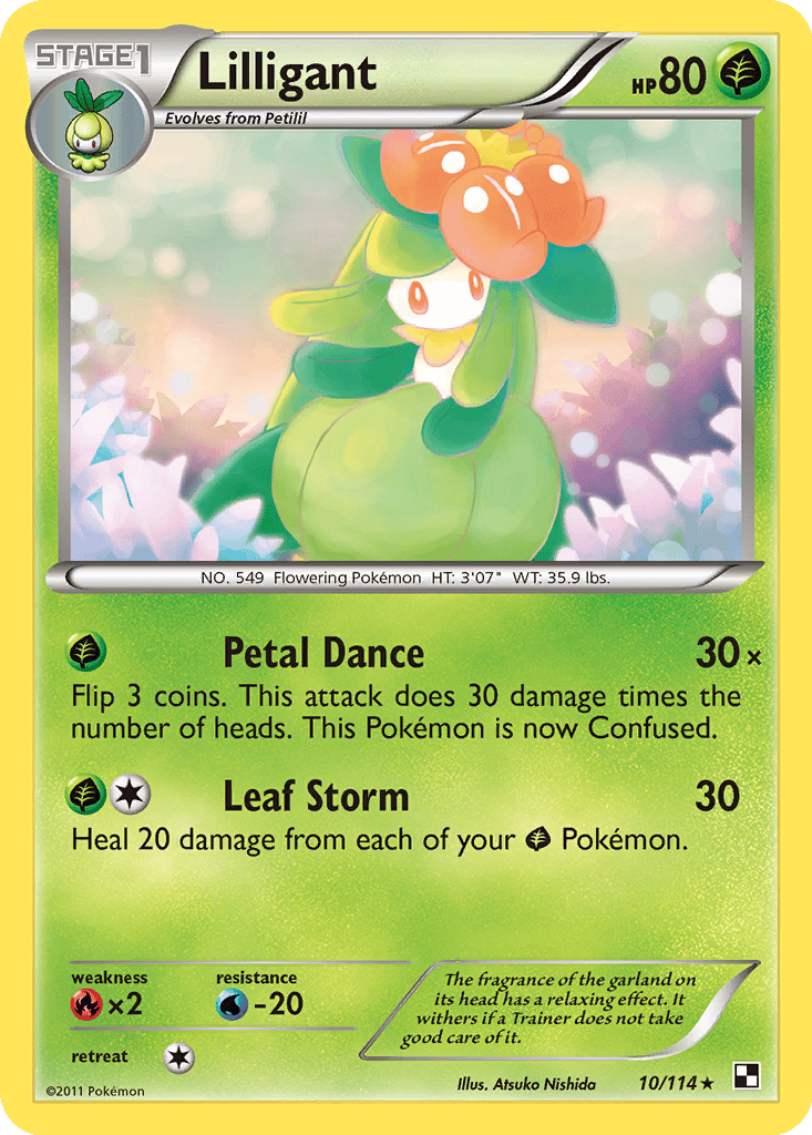 Lilligant card