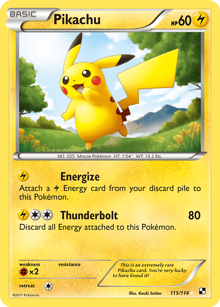 Pikachu card