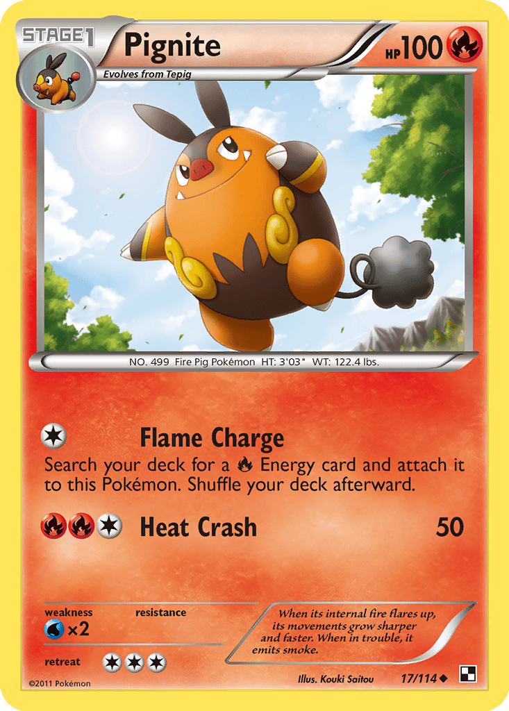 Pignite card