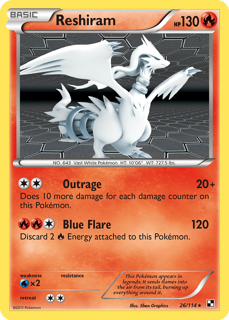 Reshiram card