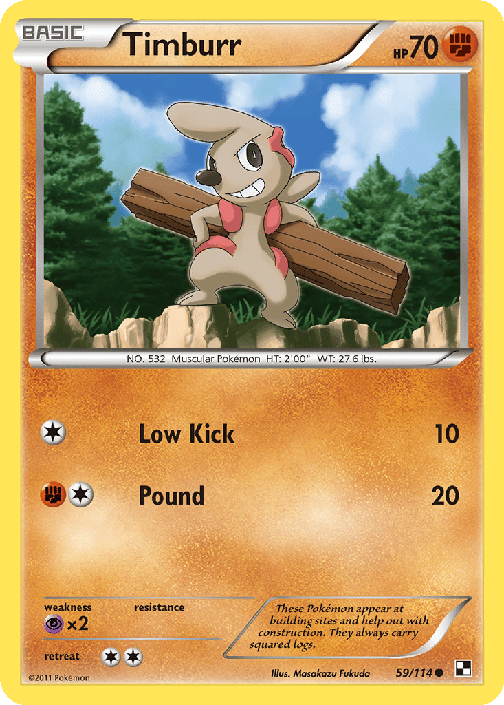 Timburr card