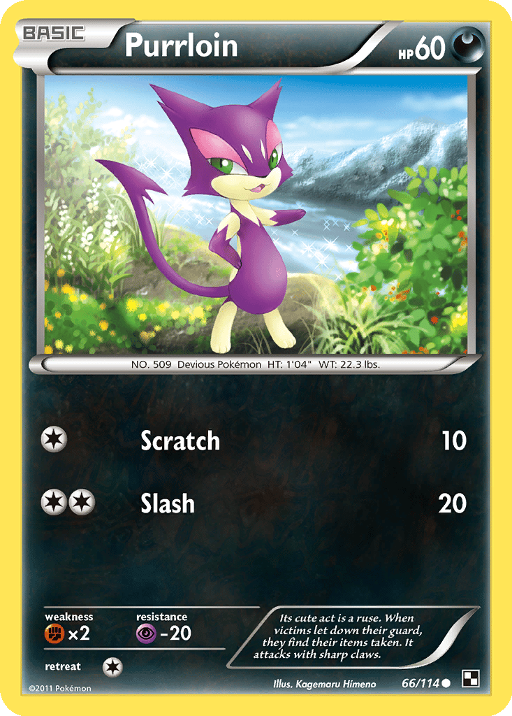 Purrloin card