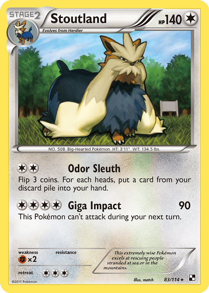 stoutland pokemon card Amazon.com: Pokemon - Stoutland V 116/159 - Crown Zenith main image 1