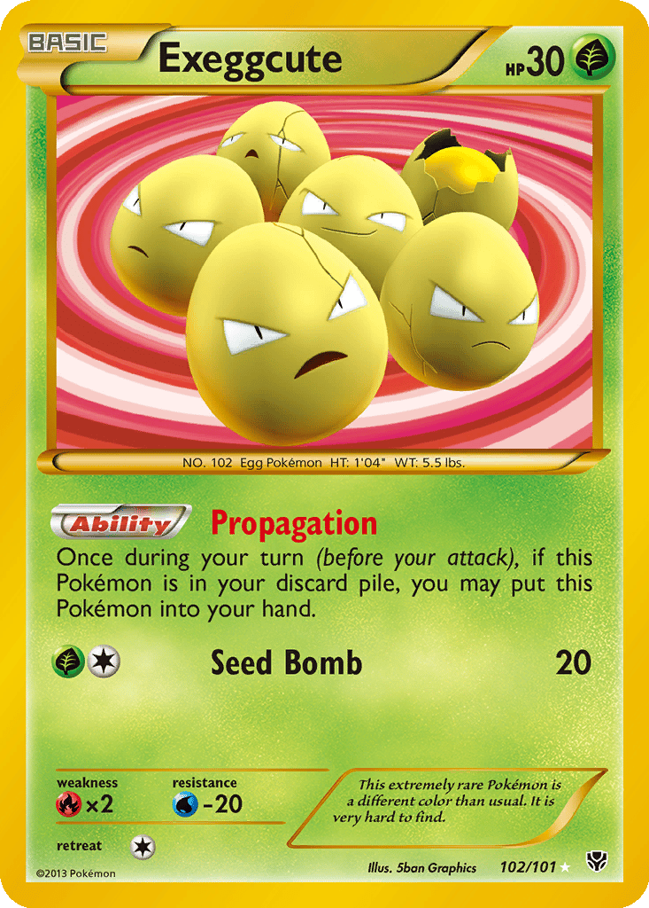 Exeggcute card