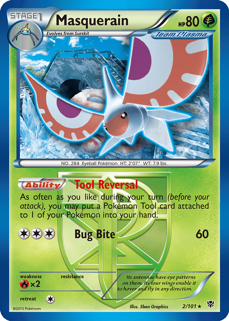 Masquerain card