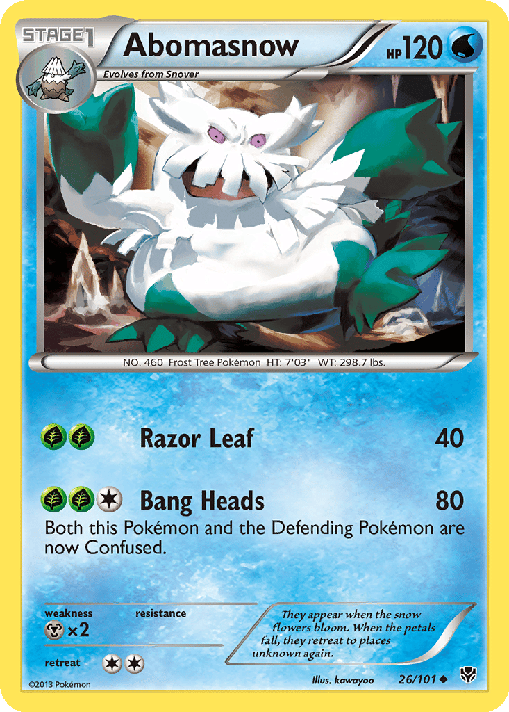 Abomasnow card