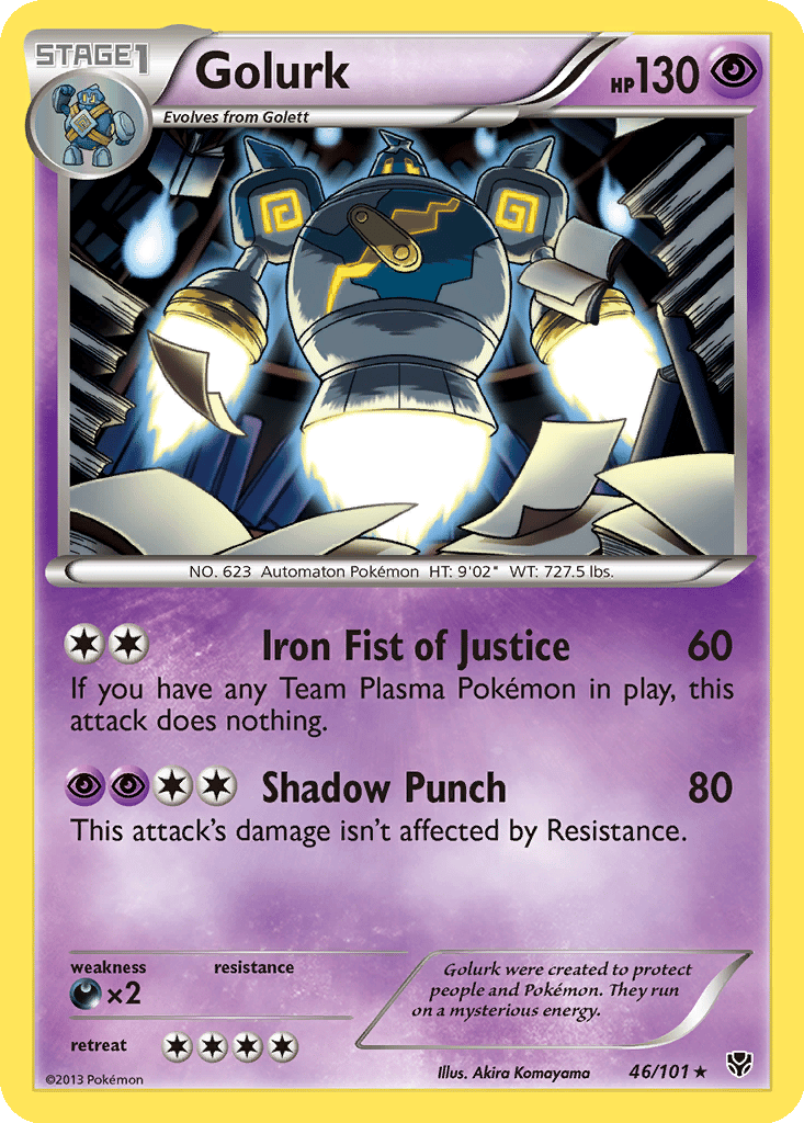 Golurk card