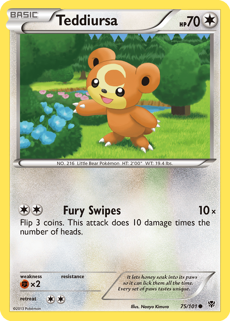 Teddiursa card