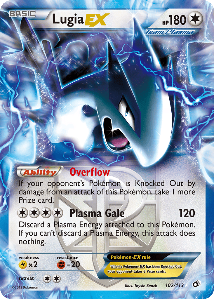 Lugia EX card