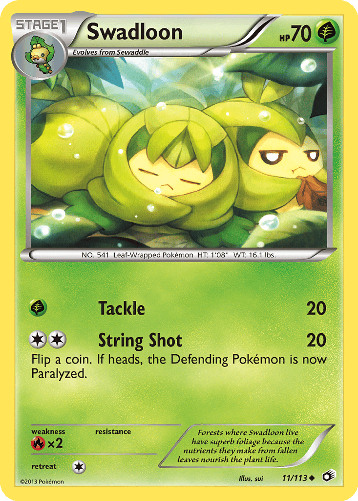Swadloon card