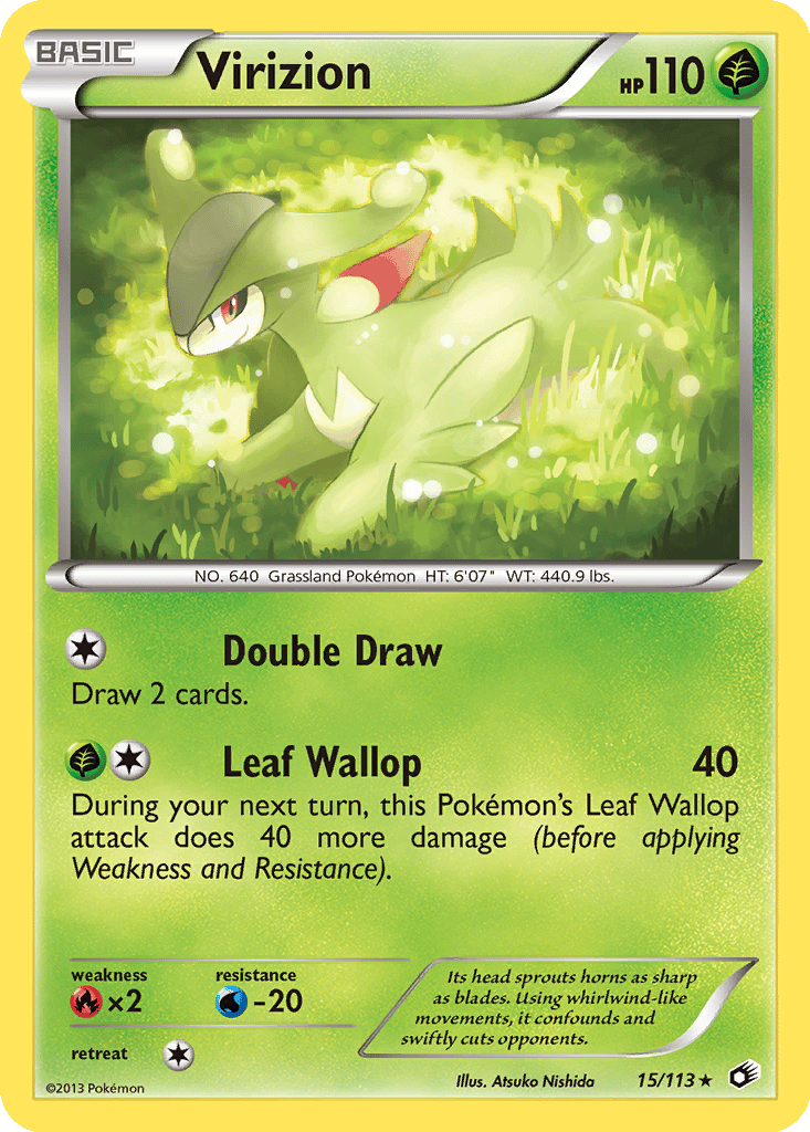 Virizion card
