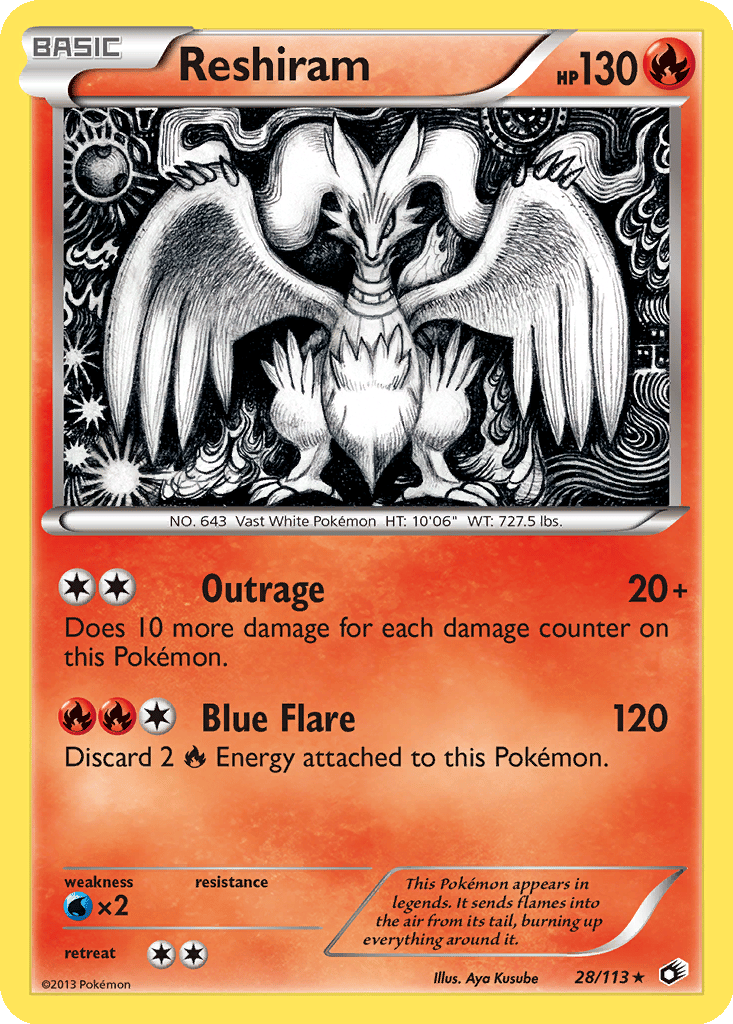 Reshiram card