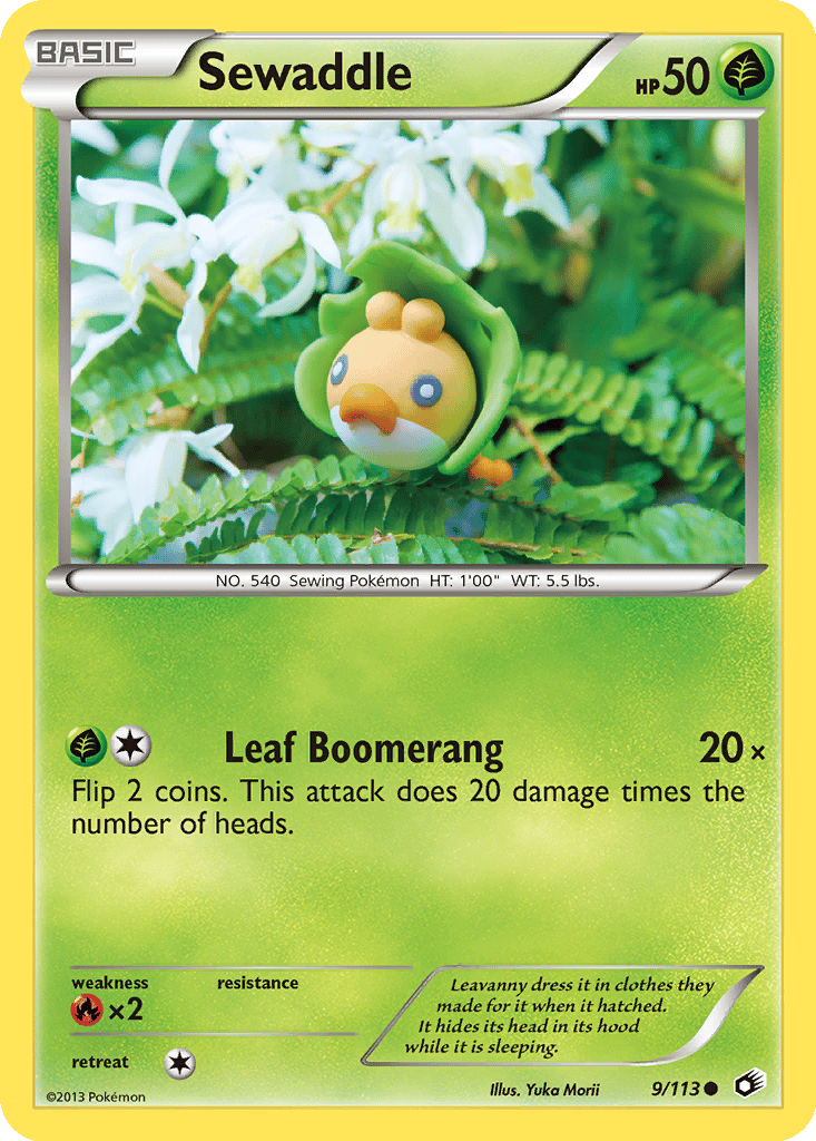 Sewaddle card