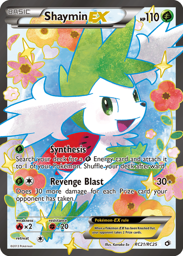Shaymin EX card