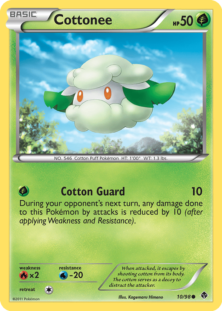 Cottonee card