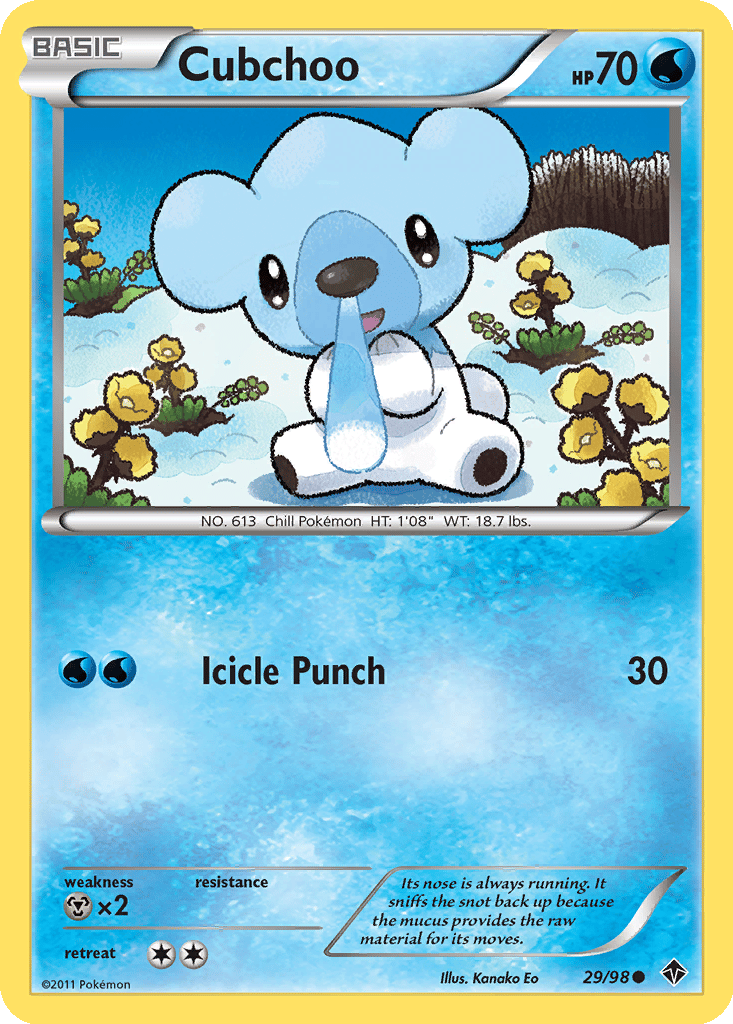 Cubchoo card