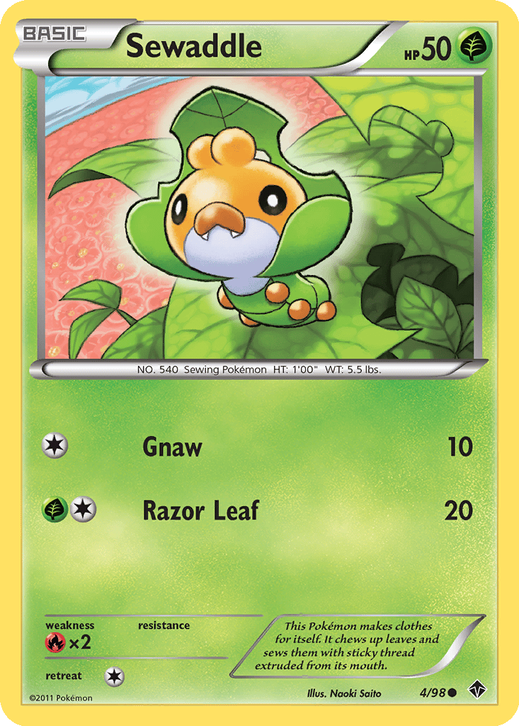 Sewaddle card