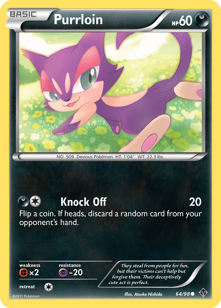 Purrloin card