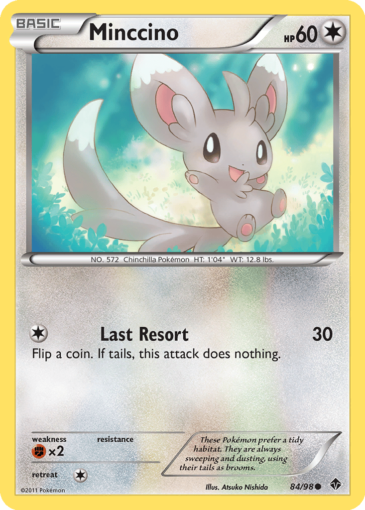 Minccino card