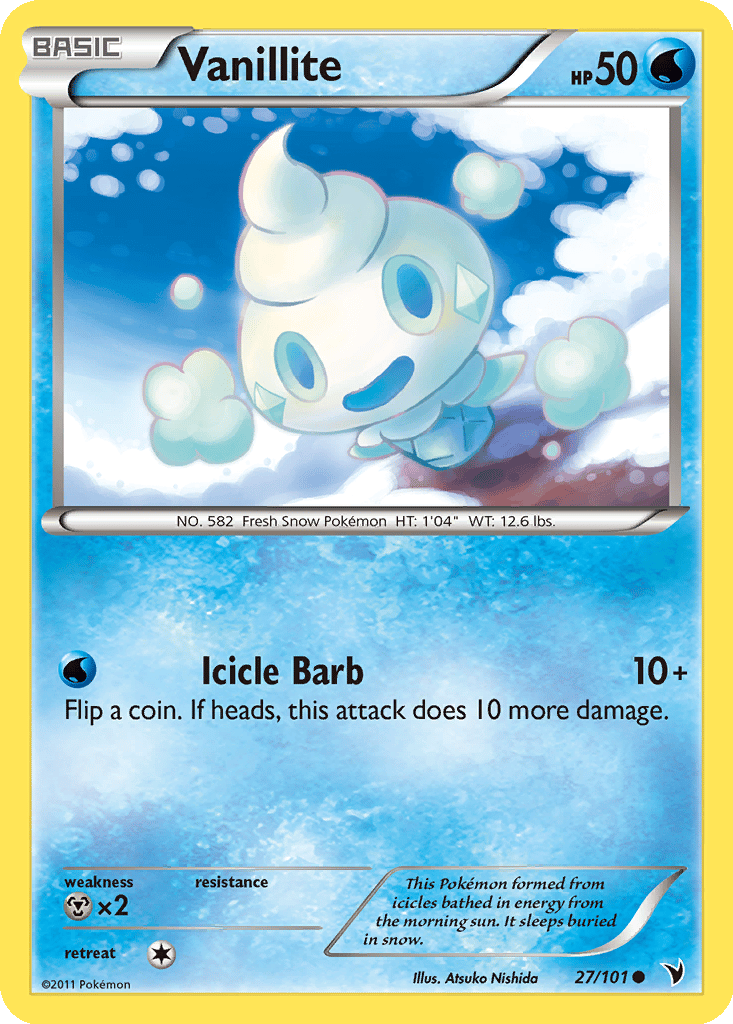 Vanillite card