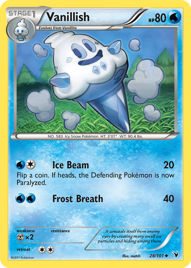 Vanillish card