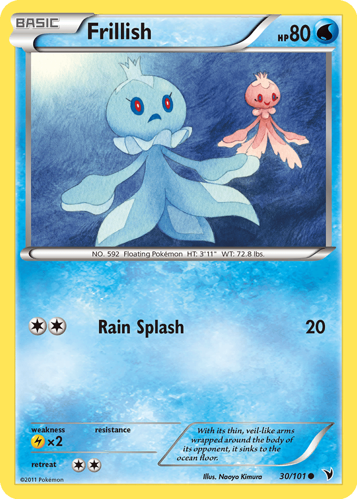 Frillish card
