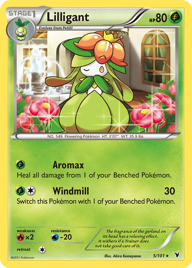 Lilligant card