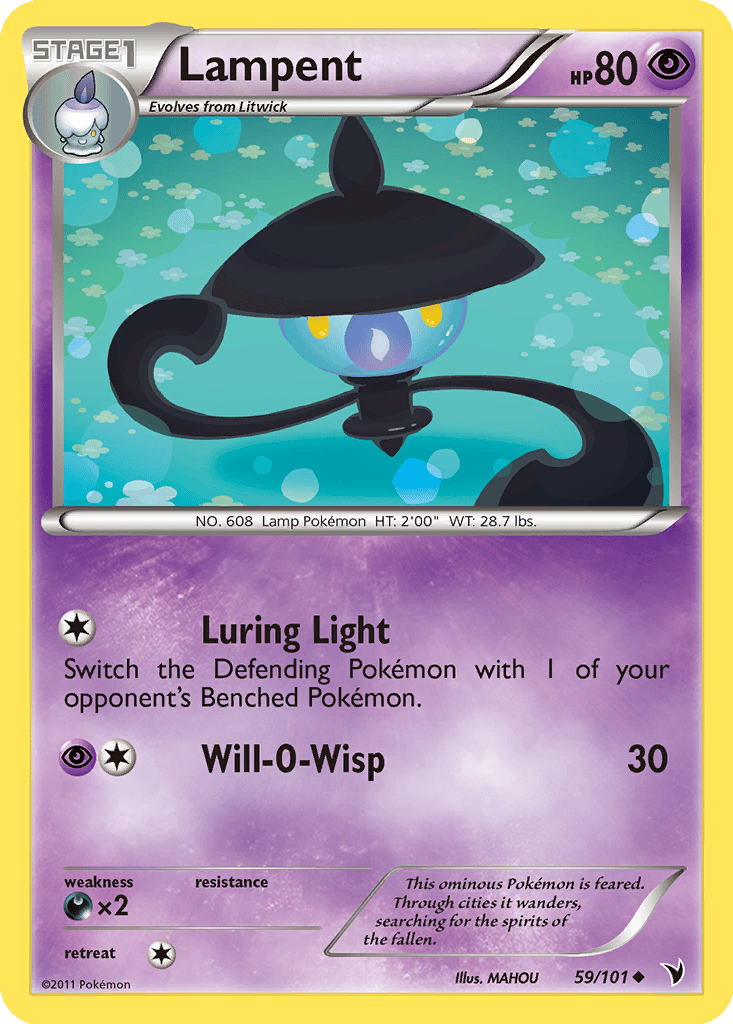 Lampent card