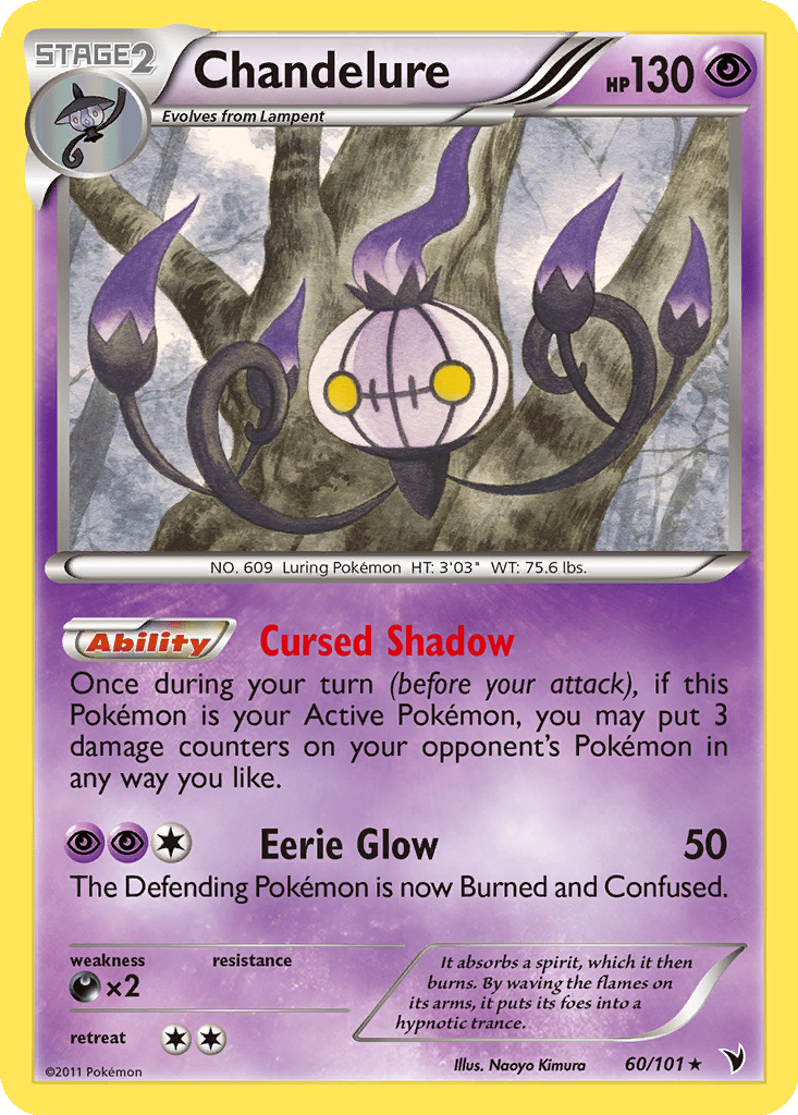 Chandelure card