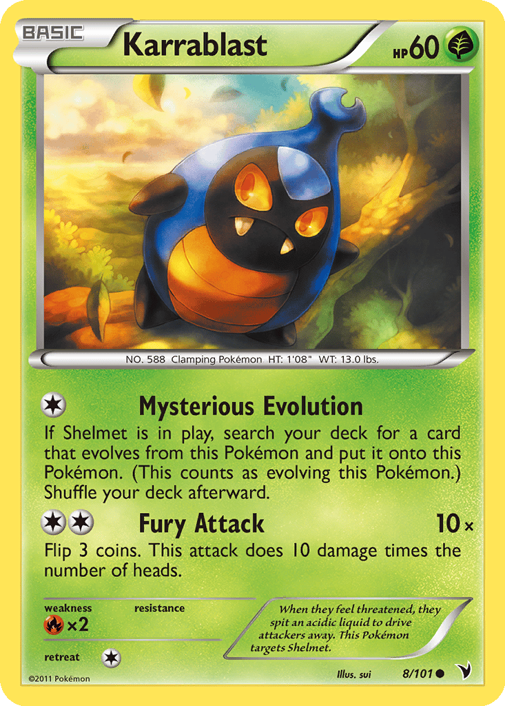Karrablast card