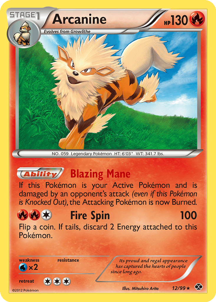 Arcanine card