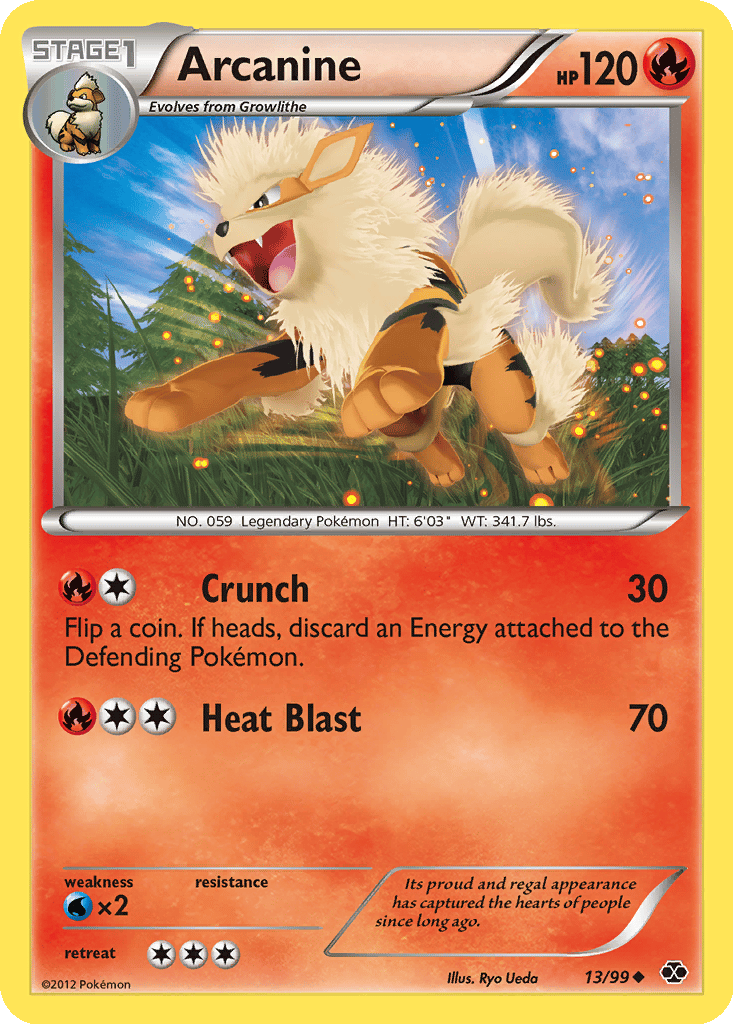 Arcanine card