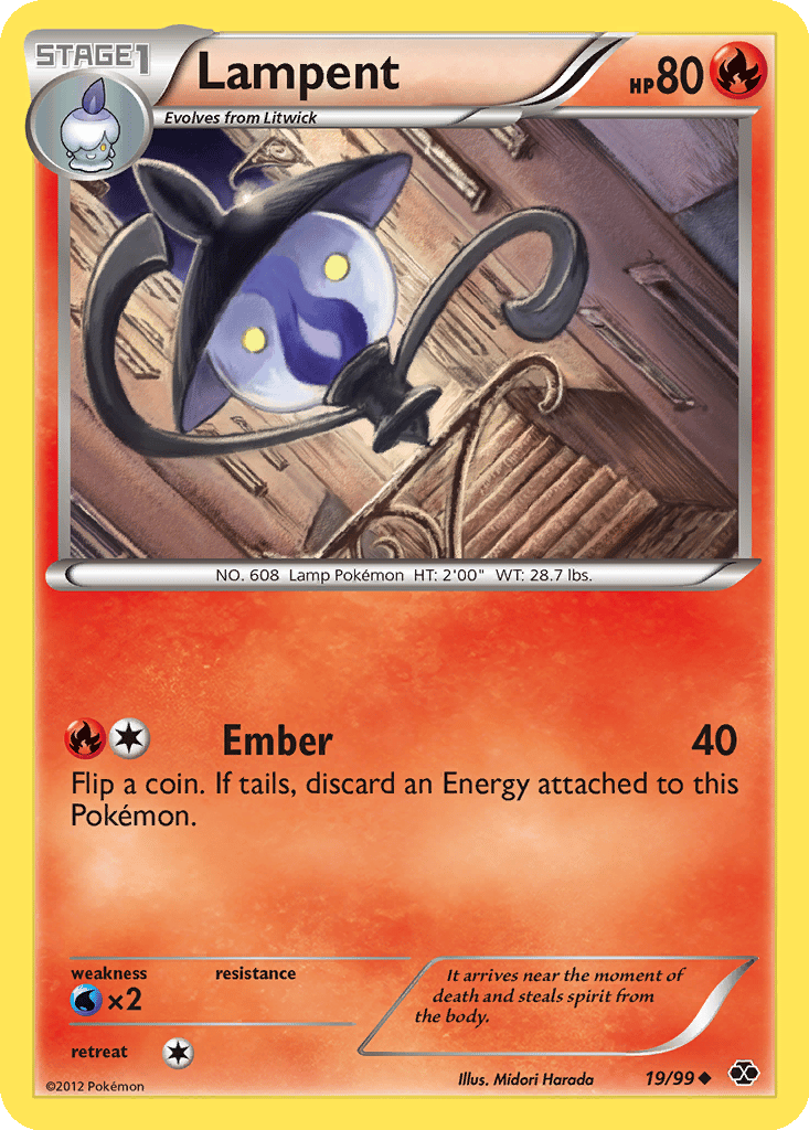 Lampent card