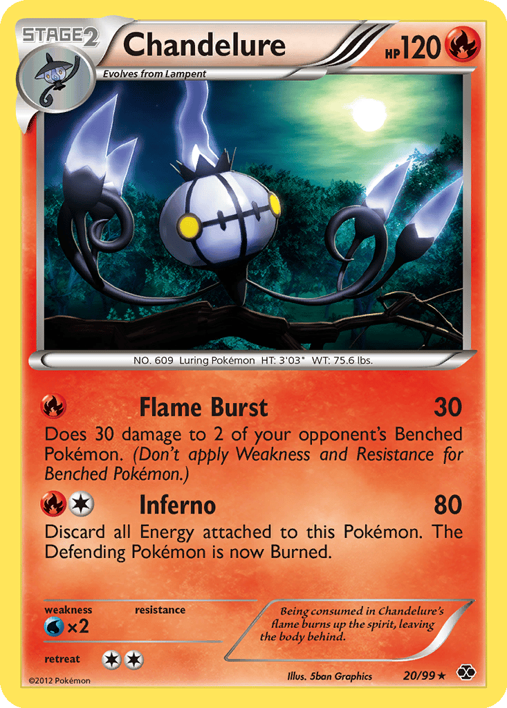 Chandelure card