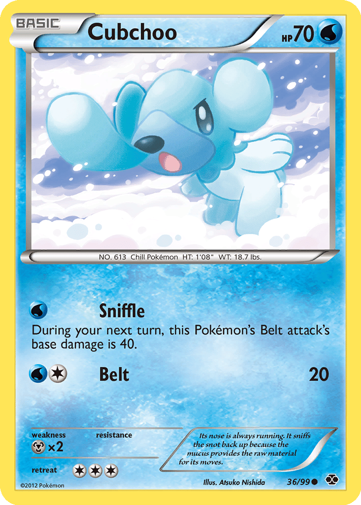 Cubchoo card