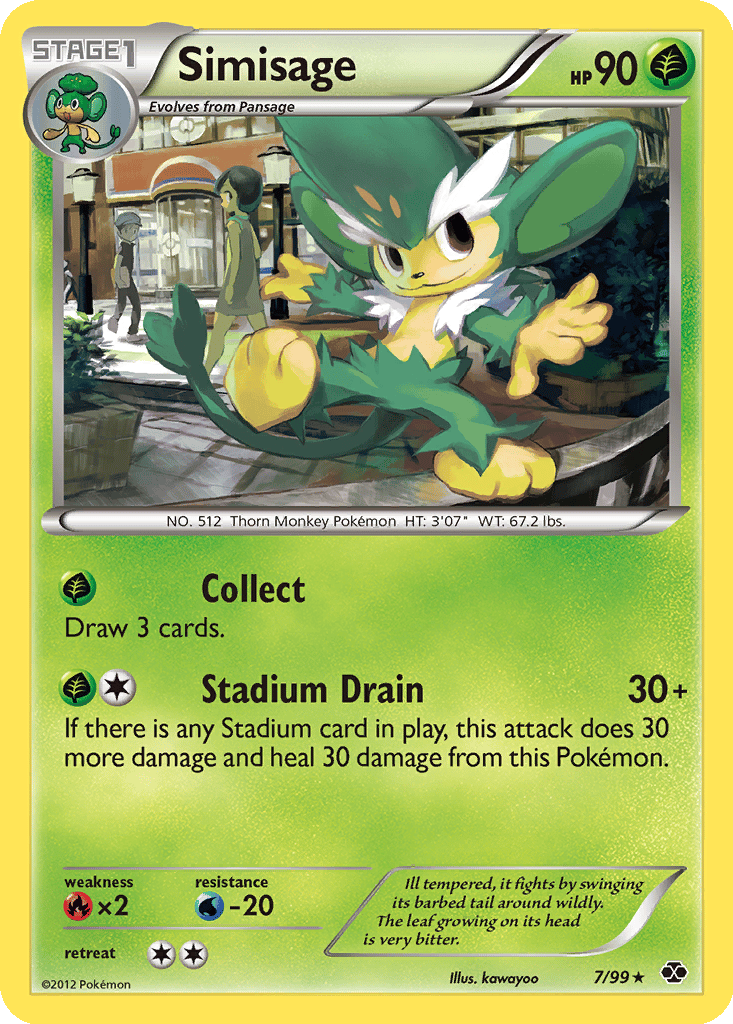 Simisage card