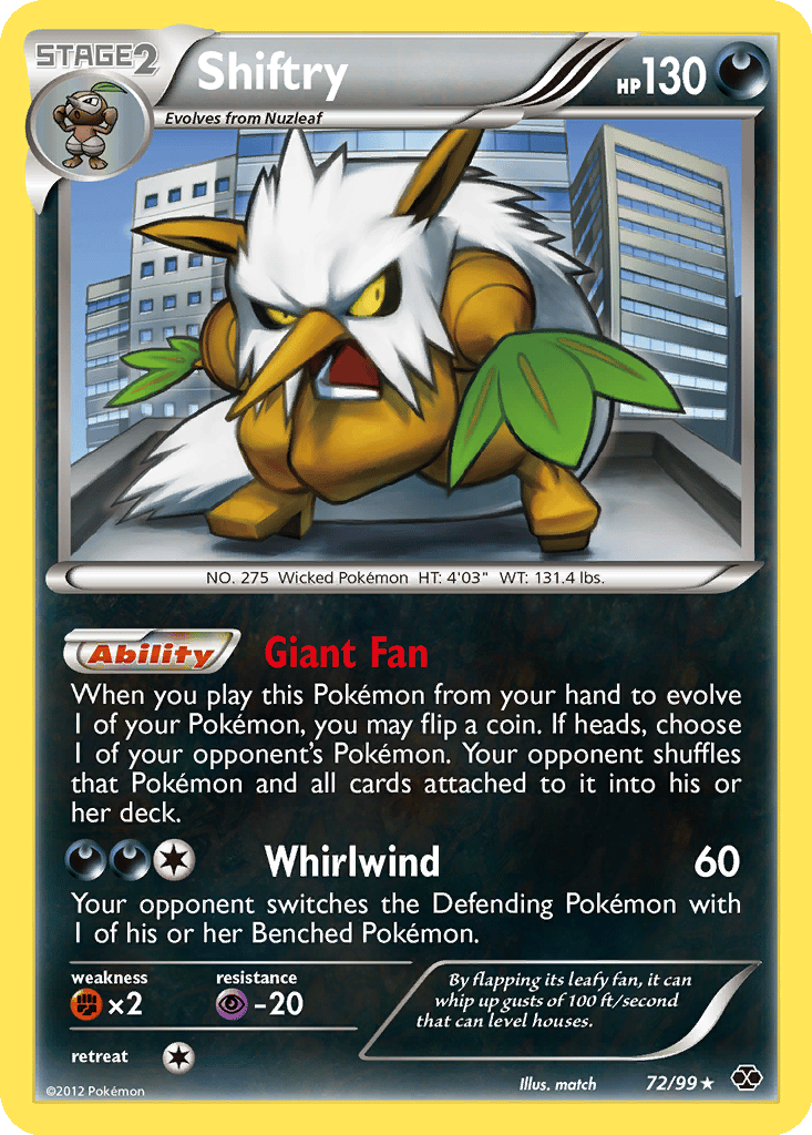 Shiftry card
