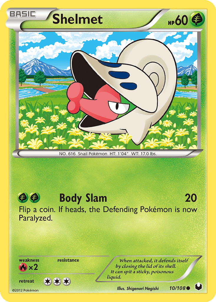 Shelmet card